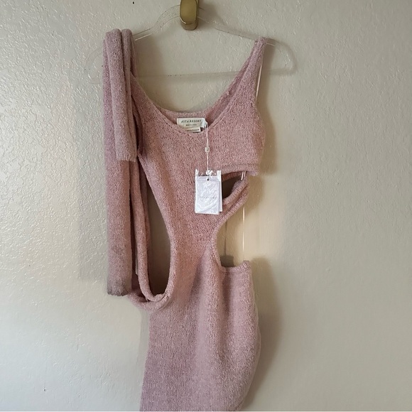 New Asta Allegra mini cutout dress pink size XS - Picture 5 of 16